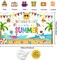 School's Out for The Summer Backdrop Summer End of School Year Party Background Kindergarten Preschool Graduation Party Decorations Banner Photo Booth Props (White, 6x3.6ft)